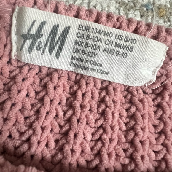 Girl H&M Dusty Rose Crew Neck Sweater - Picture 3 of 6